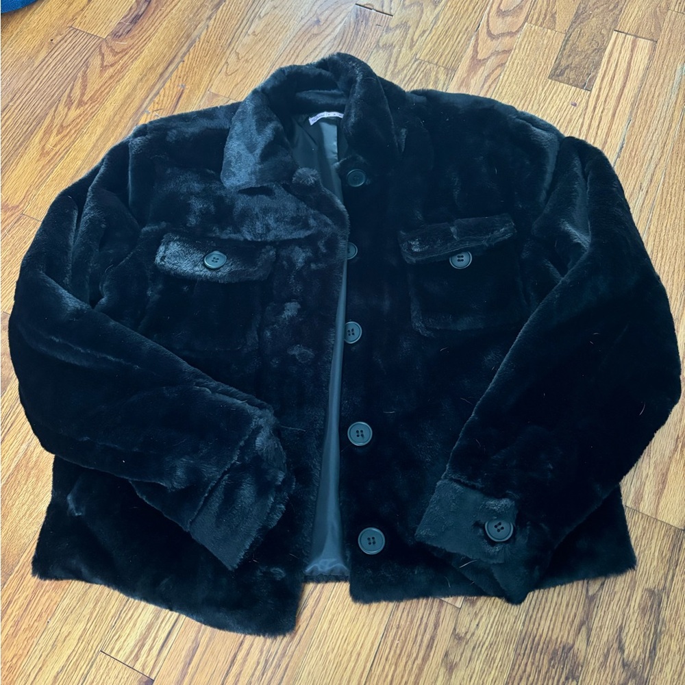fluffy winter jacket